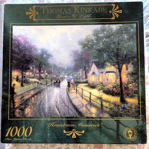 NIB Thomas Skincare "Hometown Memories" 1000 Piece Puzzle 27" x 20"
